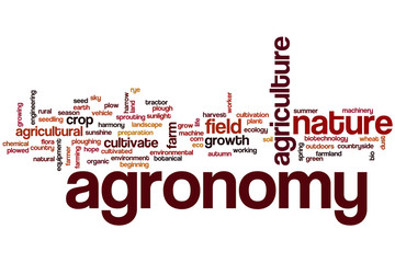 Agronomy word cloud