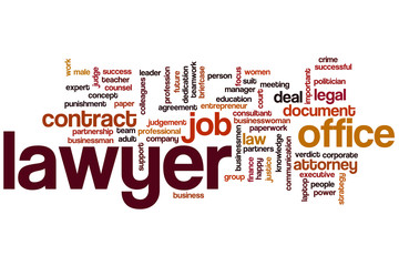 Lawyer word cloud