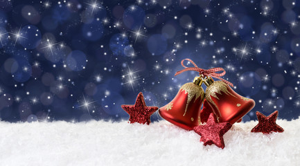 weihnachten hintergrund glocken nacht