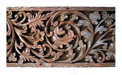 flower carved