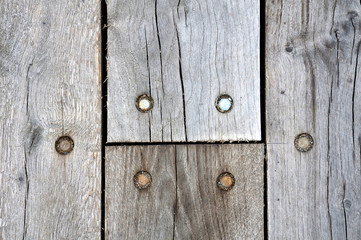 wooden planks, close up top view