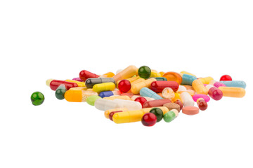 Viele bunte Tabletten