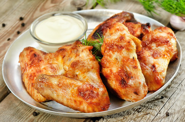 Fried chicken wings