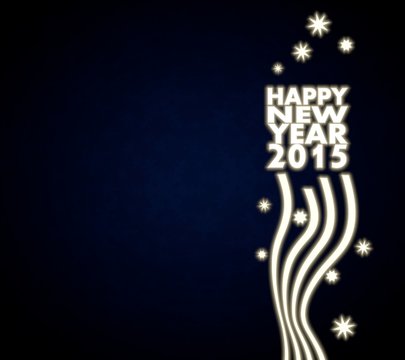 a happy new year design with stars