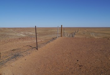 The dog fence in the Southern states of Australia