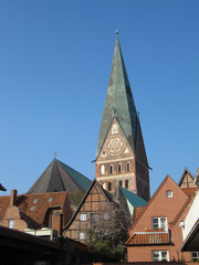 Johanniskirche in Lüneburg, Ostseite