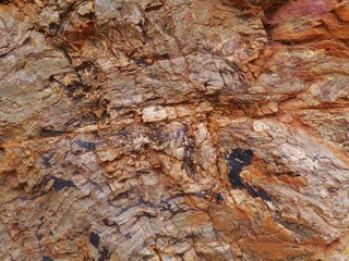 A detail of the West Mcdonnell ranges in the Northern Territory