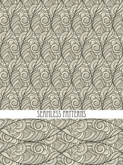 Vector Abstract Seamless Patterns