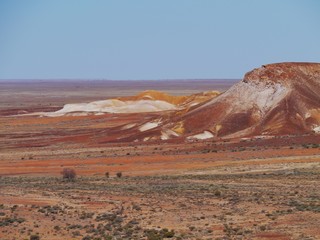 The breakaways near Coober Pedy in South Australia