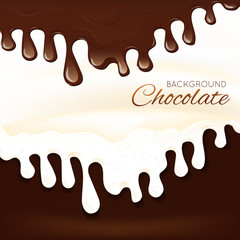 Milk chocolate splash