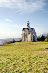 Fototapeta na wymiar savoie-chapelle du mont st michel