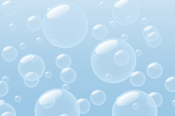 Blue bubble pattern
