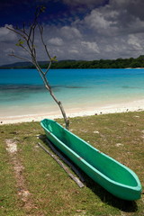 Port Olry-Green canoe-Vanuatu