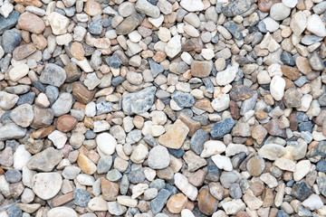 Pebbles background - instagram filter. Small stones on the beach