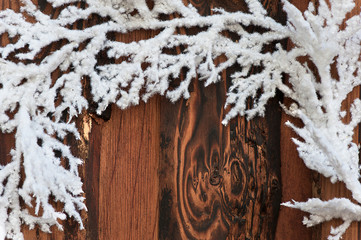 Winterliche Postkarte