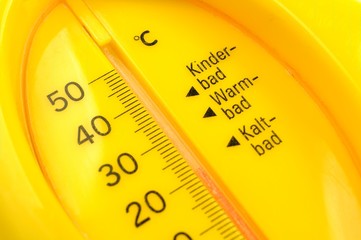 Badewasser Thermometer
