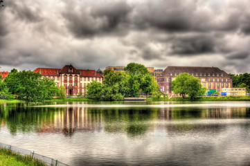 Fototapeta premium Department of Justice, Equality and Integration in Kiel, Germany
