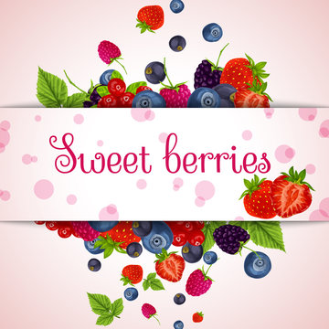 Fresh berries card