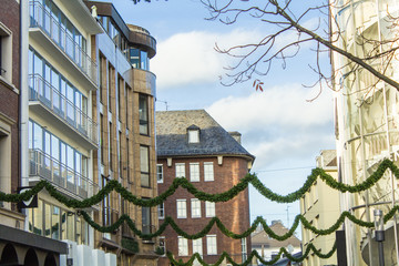 Aachen modern and ancient city