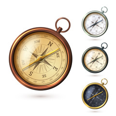 Antique compass set © Macrovector