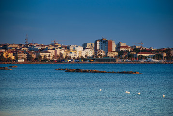 Fototapeta premium Sardegna, spiagge e natura in bicicletta