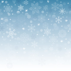 new year background with snowflake