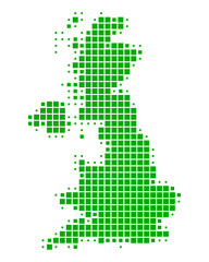 Fototapeta na wymiar Karte von Großbritannien