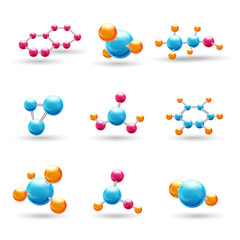 3D chemical molecules