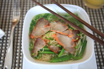 bowl of Vietnamese pho - noodle soup