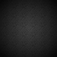 Black seamless pattern