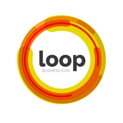 Loop, infinity business icon