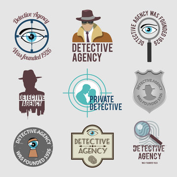 Detective label set