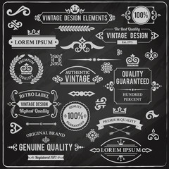 Vintage design elements © Macrovector
