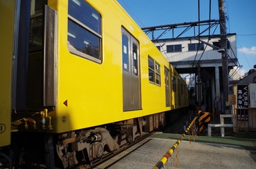Fototapeta premium 西武鉄道の踏切