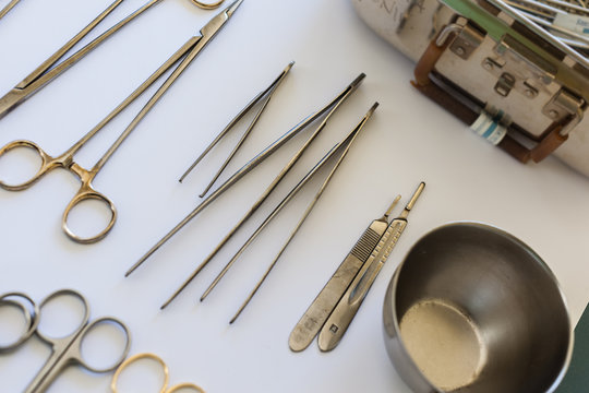 Arranged surgical instruments