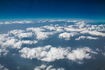 Fototapeta na wymiar Clouds on the horizon