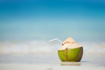 Coconut at the beach
