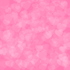 Valentine's day background with hearts