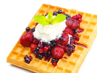fruit wafel