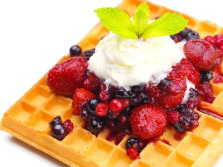 fruit wafel