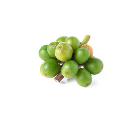 coffee beans isolated on white background
