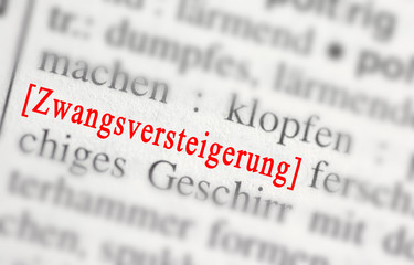 Zwangsversteigerung