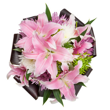 Fototapeta Bouquet seen from above