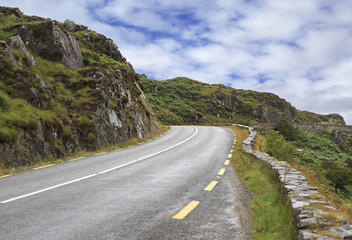 Beautiful mountain road.