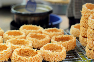 Sticky rice grilled asia food