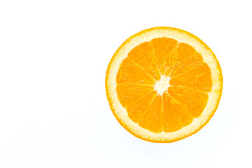 Orange isolated on white