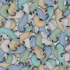Abstract seamless pattern waves