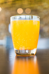 Orange juice glass