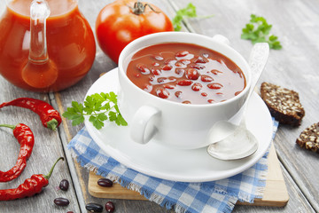 Soup with beans