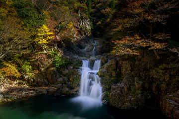 Fototapeta premium 三段滝 （広島県三段峡）